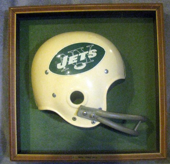 60's NEW YORK JETS RIDDELLHELMET PLAQUE