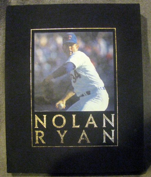 NOLAN RYAN HARD COVER BOOK w/SLIP CASE - LIMITED EDITION