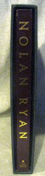 NOLAN RYAN HARD COVER BOOK w/SLIP CASE - LIMITED EDITION