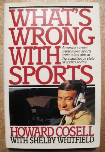 HOWARD COSELL SIGNED BOOK w/SGC COA