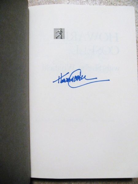 HOWARD COSELL SIGNED BOOK w/SGC COA