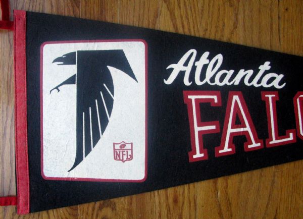 VINTAGE 60's ATLANTA FALCONS PENNANT