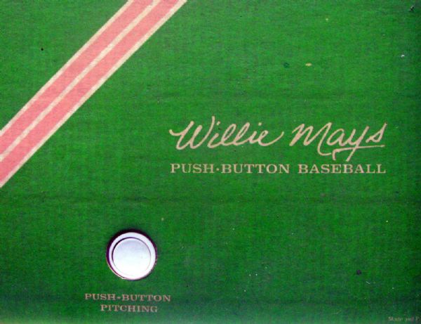 VINTAGE WILLIE MAYS PUSH-BUTTON BASEBALL GAME