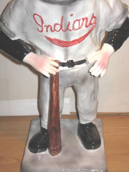 VINTAGE 50's CLEVELAND INDIANS - CHIEF WAHOO PROMO STATUE