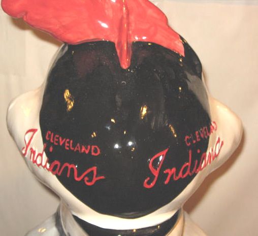 VINTAGE 50's CLEVELAND INDIANS - CHIEF WAHOO PROMO STATUE