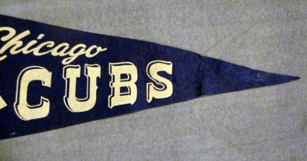 50's CHICAGO CUBS PENNANT