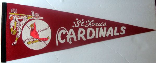 60's ST. LOUIS CARDINALS PENNANT