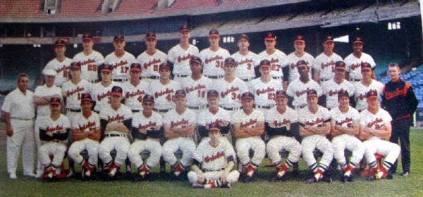 1966 BALTIMORE ORIOLES AMERICAN LEAGUE CHAMPIONS TEAM PHOTO PIN