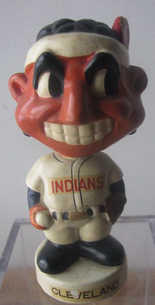 60's CLEVELAND INDIANS mini BOBBING HEAD