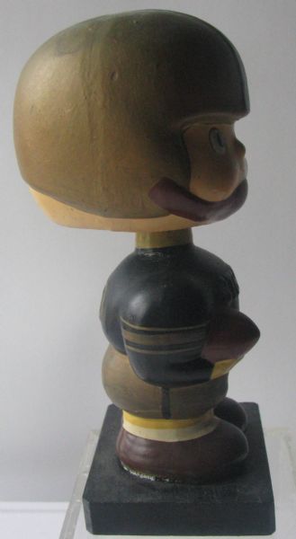 60's PITTSBURGH STEELERS WOOD BASE BOBBING HEAD