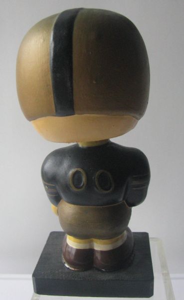 60's PITTSBURGH STEELERS WOOD BASE BOBBING HEAD