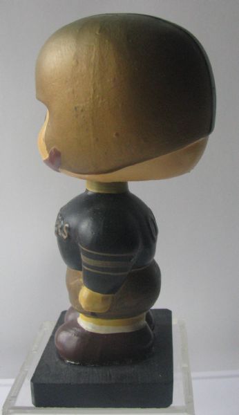 60's PITTSBURGH STEELERS WOOD BASE BOBBING HEAD