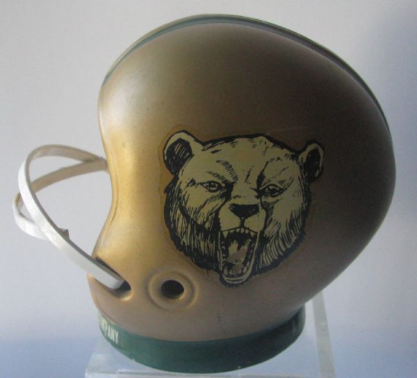 VINTAGE WESTERN NEW ENGLAND GOLDEN BEARS HELMET BANK