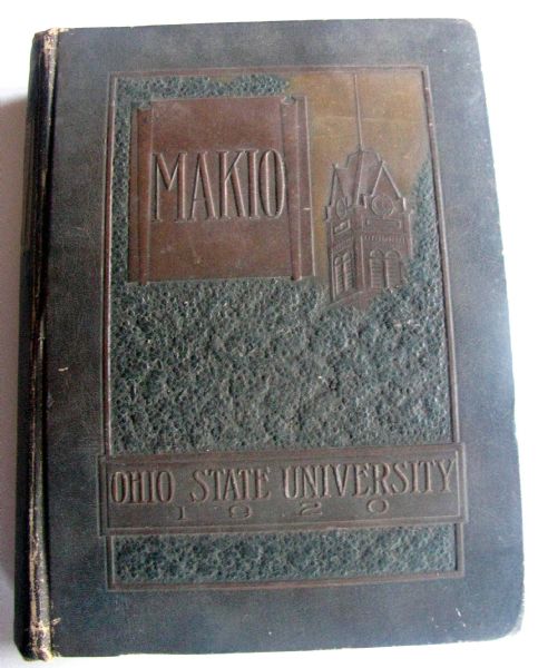 1920 MAKIO OHIO STATE SCHOOL YEARBOOK- LOADS OF ATHLETICS