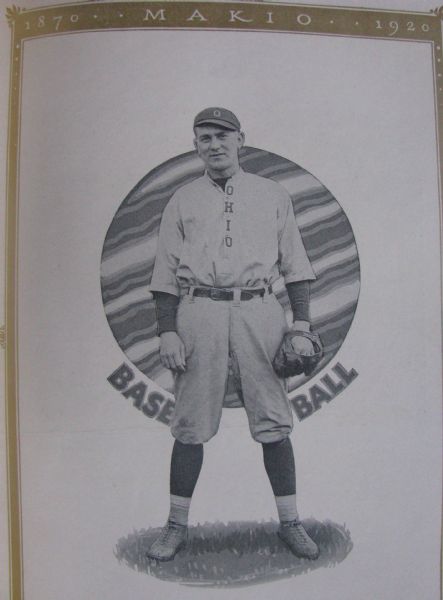 1920 MAKIO OHIO STATE SCHOOL YEARBOOK- LOADS OF ATHLETICS