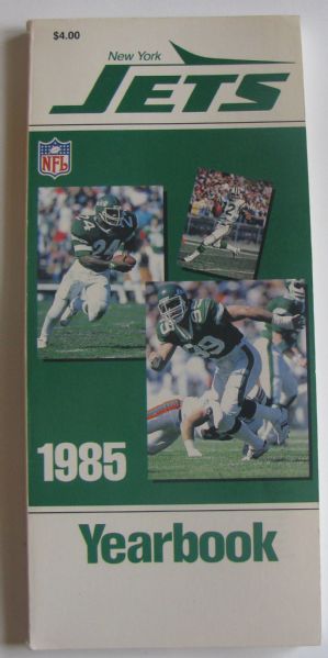 1985 NEW YORK JETS YEARBOOK