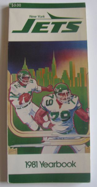 1981 NEW YORK JETS YEARBOOK