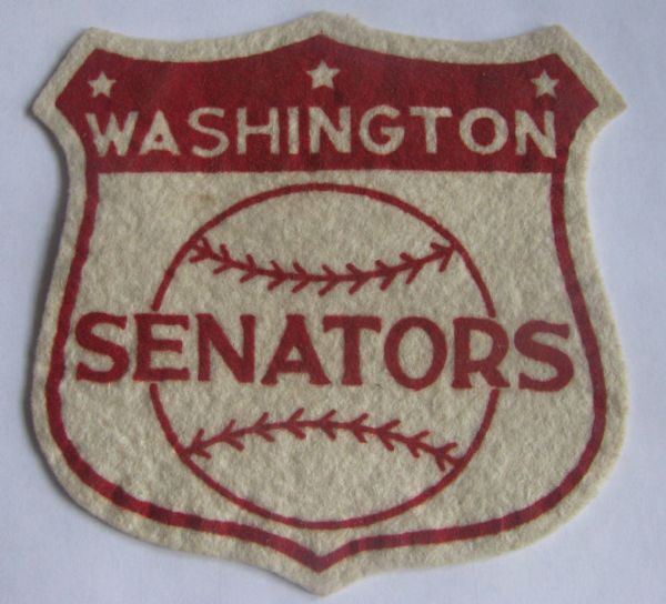 VINTAGE WASHINGTON SENATORS JACKET PATCH