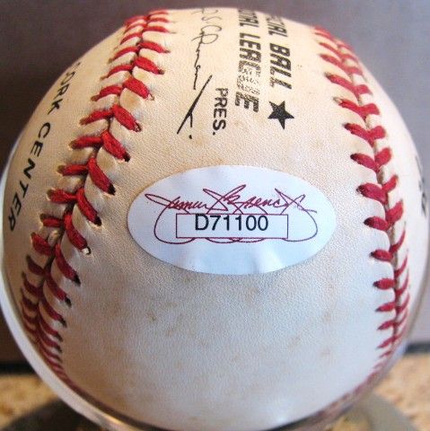 GARY CARTER SIGNED BASEBALL w/JSA COA