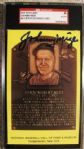 JOHNNY MIZE SIGNED HOF POST CARD - SGC SLABBED & AUTHENTICATED