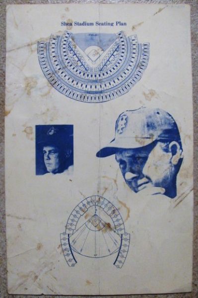 1969 WORLD SERIES PROGRAM - N.Y. METS VS BALTIMORE ORIOLES