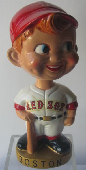 60's BOSTON RED SOX GOLD BASE BOBBING HEAD