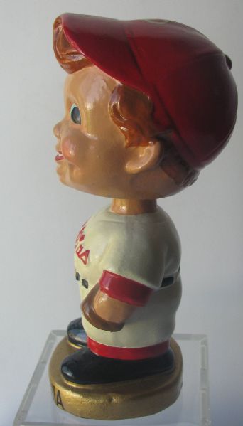 60's PHILADELPHIA PHILLIES GOLD BASE BOBBING HEAD                