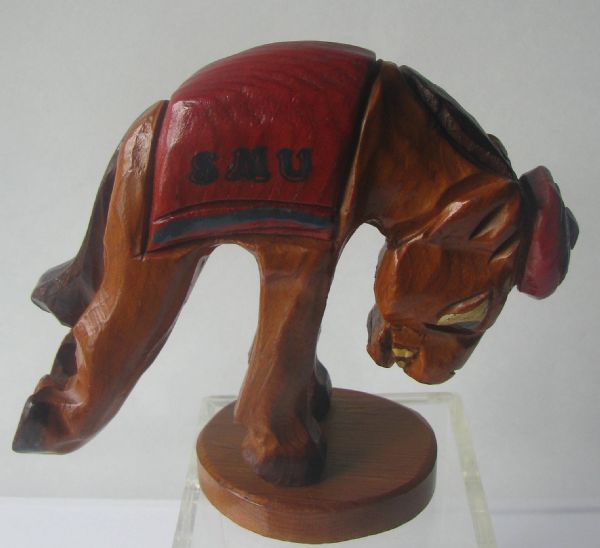 50's SMU MUSTANGS CARTER-HOFFMAN MASCOT STATUE