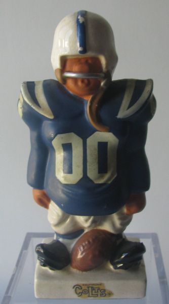 60's BALTIMORE COLTS KAIL SMALL STANDING LINEMAN STATUE