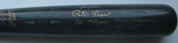 1976 CINCINNATI REDS WORLD CHAMPIONS BLACK BAT