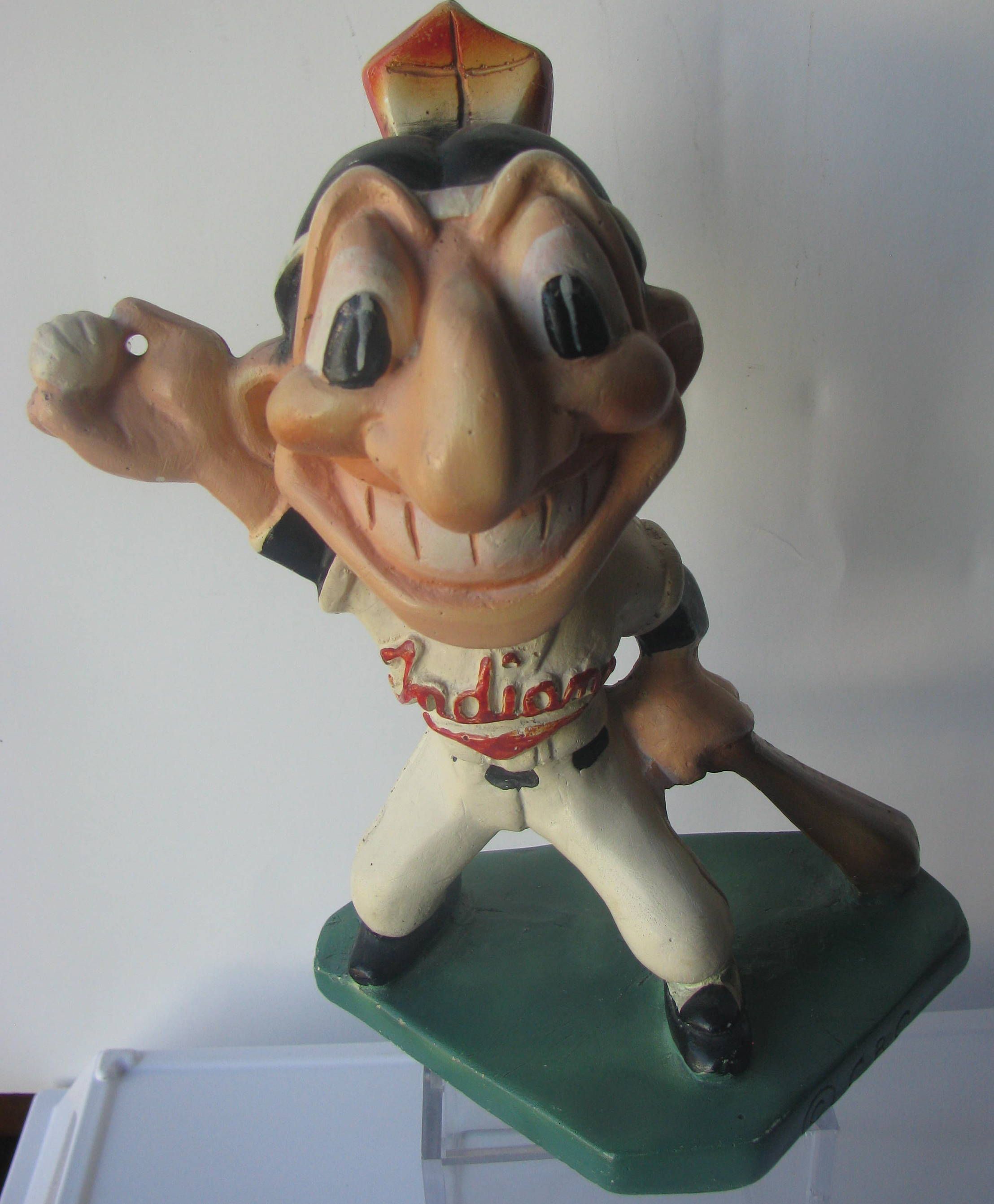 1947 Mazzolini Cleveland Indians chief Wahoo Statue