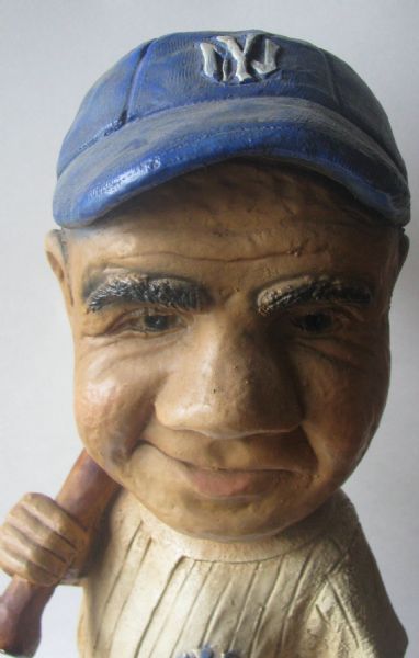 BABE RUTH LARGE SIZED CHALK WARE STATUE