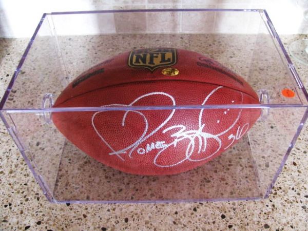 JEROME BETTIS SIGNED FOOTBALL w/ JEROME BETTIS AND TRISTAR AUTHENTICATION