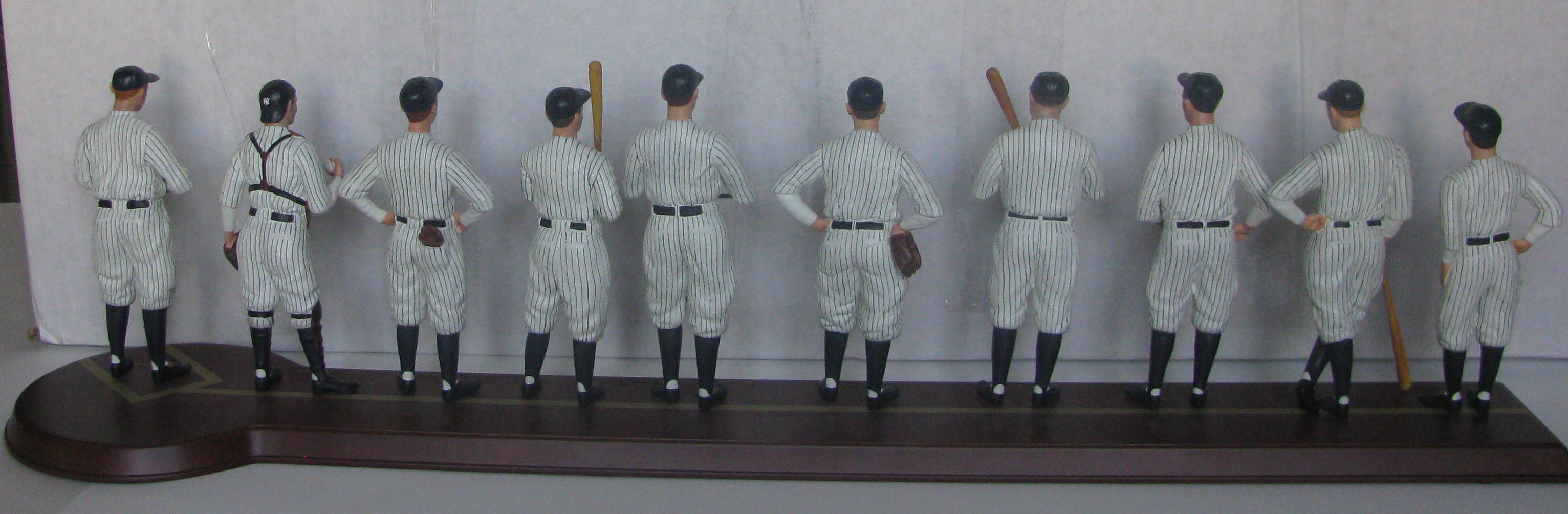 1927 Ny Yankees Danbury Mint Baseball Team Statue