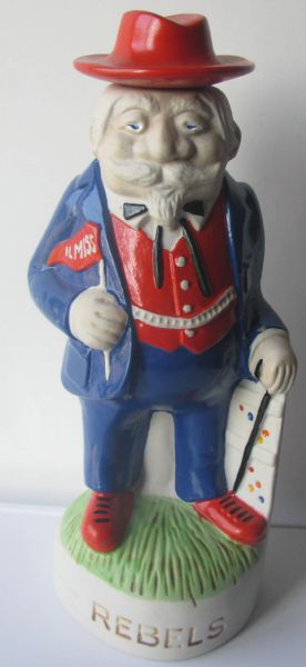 70's OLE MISS REBELS DECANTER