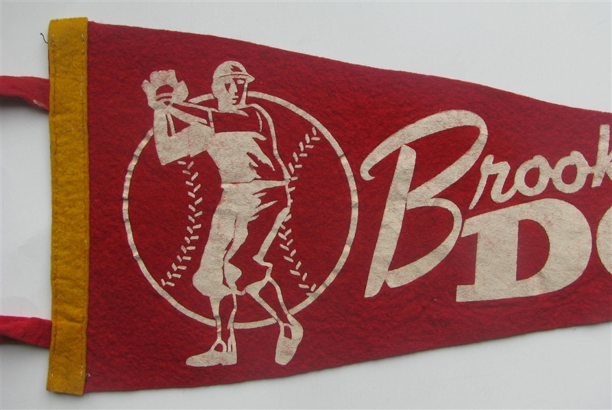 50's BROOKLYN DODGERS PENNANT