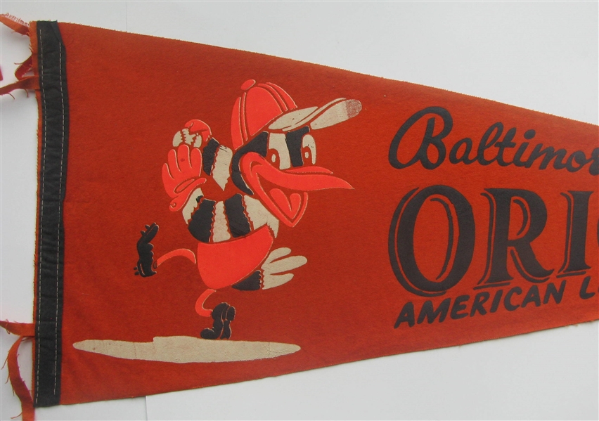 60's BALTIMORE ORIOLES AMERICAN LEAGUE CHAMPIONS PENNANT