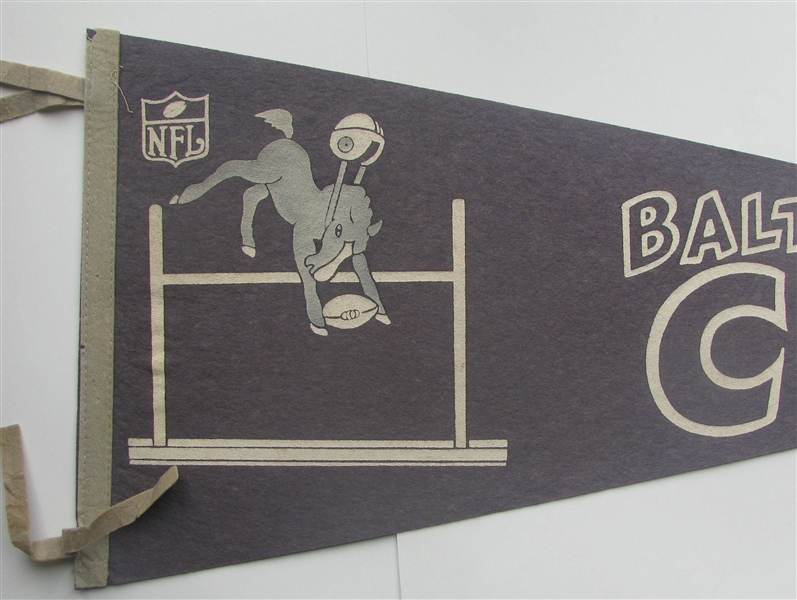 60's BALTIMORE COLTS PENNANT