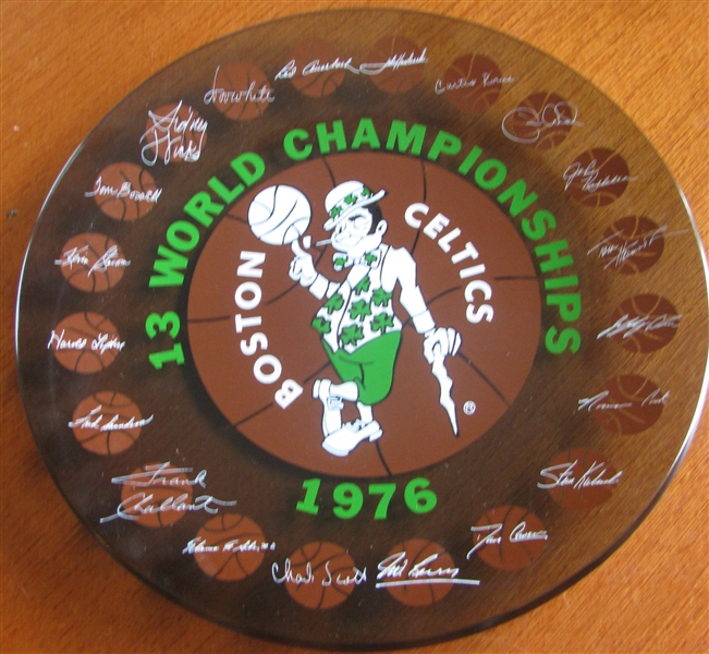 1975/76 BOSTON CELTICS WORLD CHAMPIONS TRAY - RARE!