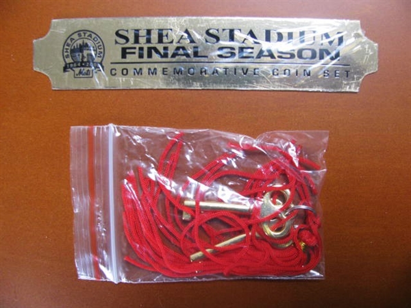 NY LOTTERY SHEA STADIUM FINAL SEASON 24K 9 COIN SET