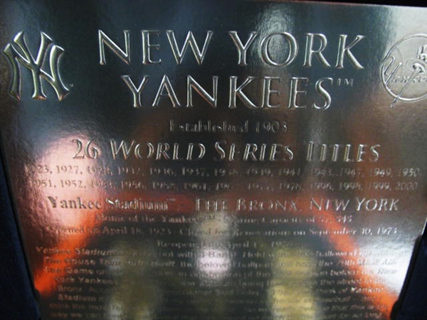 NY LOTTERY YANKEE STADIUM FINAL SEASON 24K 9 COIN SET