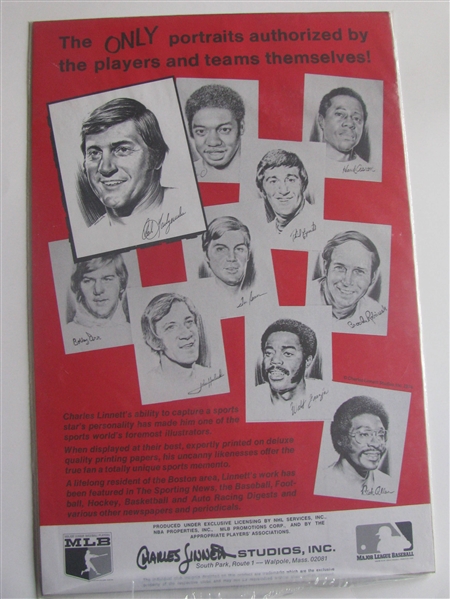 70's CHICAGO CUBS PORTRAITS BY CHARLES LINNETT - SEALED IN PACKAGE