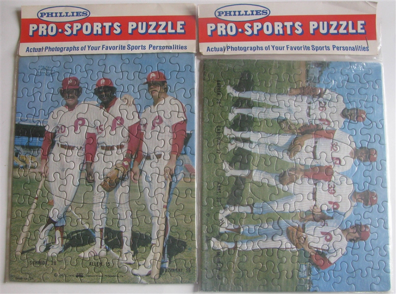 1976 PHILADELPHIA PHILLIES PLAYER 'JIG-SAW PUZZLES -2