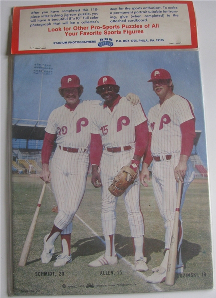 1976 PHILADELPHIA PHILLIES PLAYER 'JIG-SAW PUZZLES -2