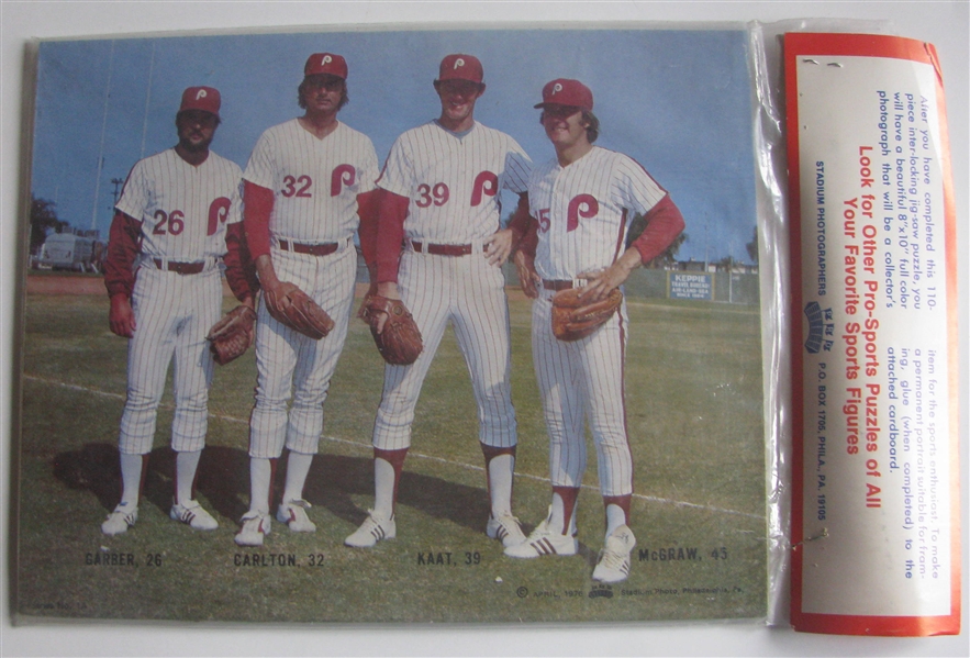 1976 PHILADELPHIA PHILLIES PLAYER 'JIG-SAW PUZZLES -2