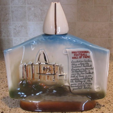 1972 JIM BEAM FOOTBALL HALL OF FAME DECANTER