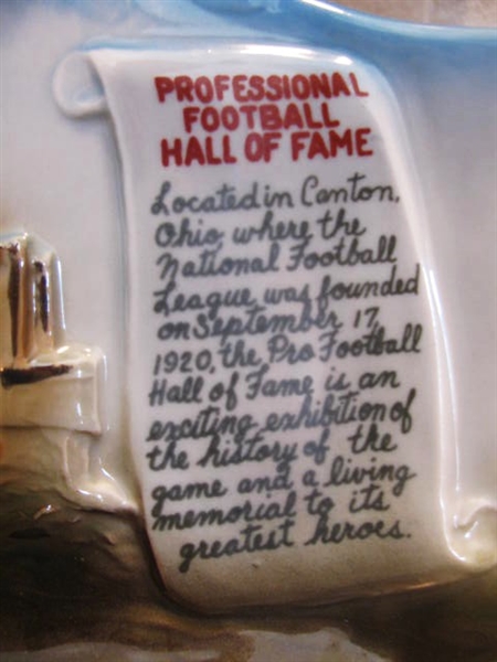 1972 JIM BEAM FOOTBALL HALL OF FAME DECANTER