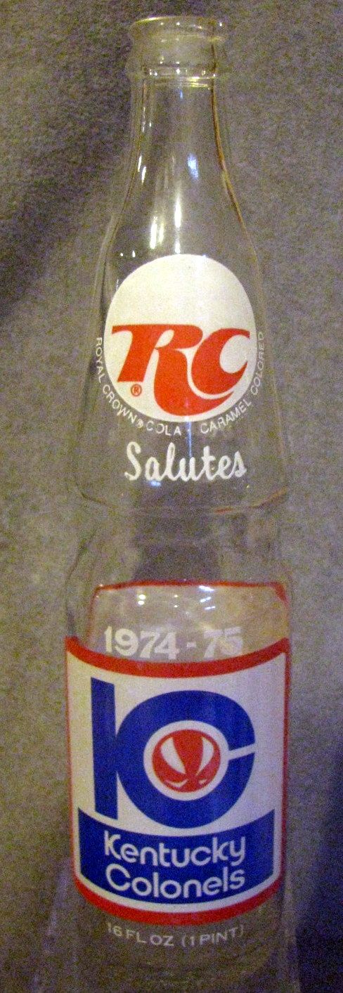 Lot Detail - 1975-75 ABA KENTUCKY COLONELS BOTTLE w/FACSIMILE AUTOGRAPHS