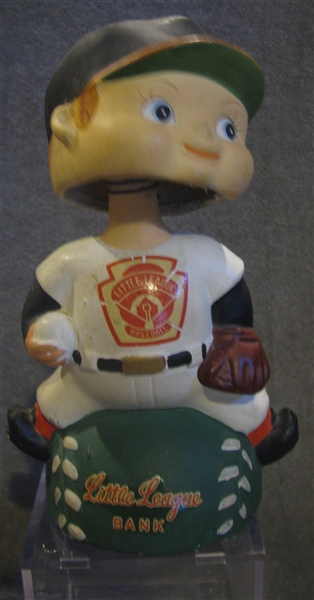 60's LITTLE LEAGUER BOBBING HEAD / BANK