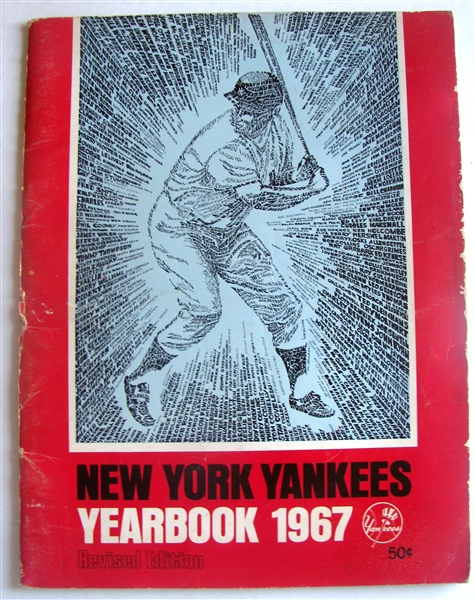 1967 NEW YORK YANKEES YEARBOOK